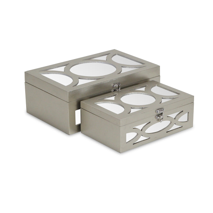 4668-2 - Harlane Mirrored Boxes