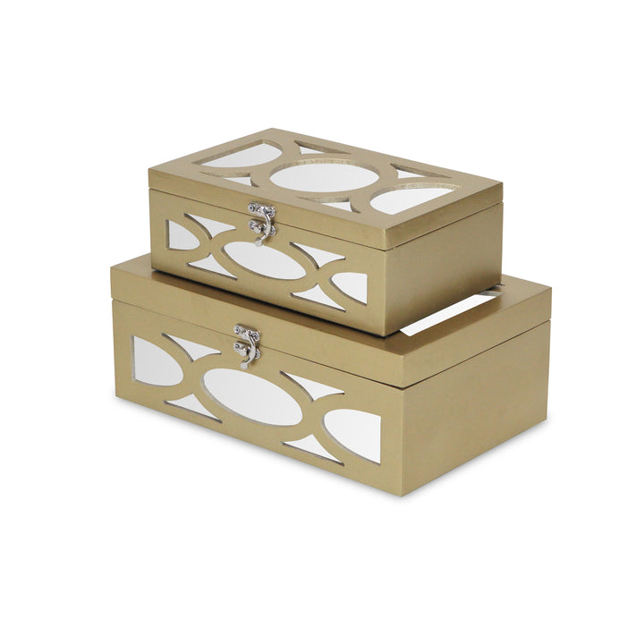 4668-2 - Harlane Mirrored Boxes