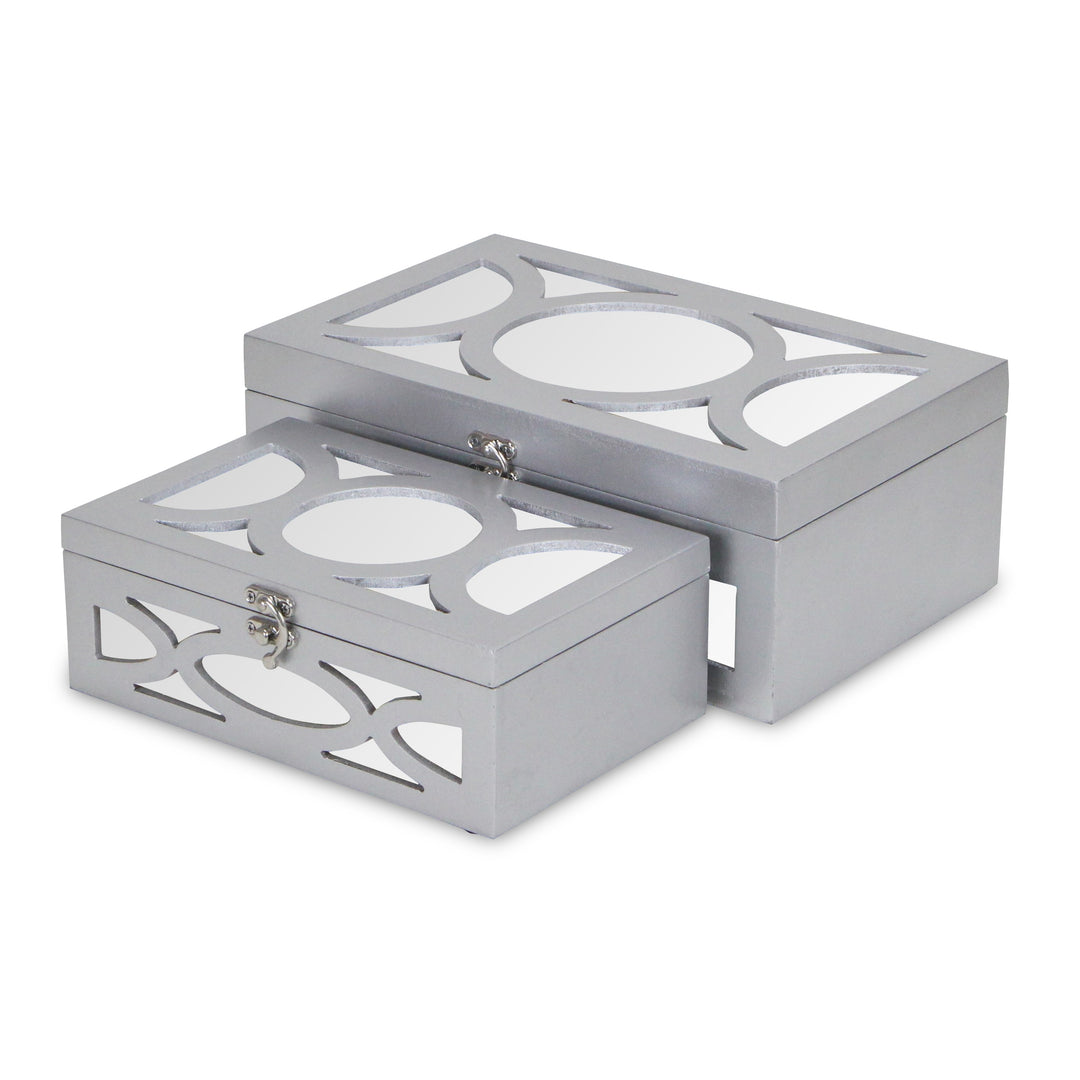 4668-2 - Harlane Mirrored Boxes