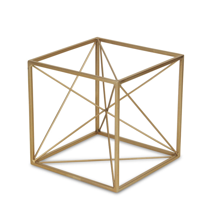 4738 - Emel Gold Cube Décor
