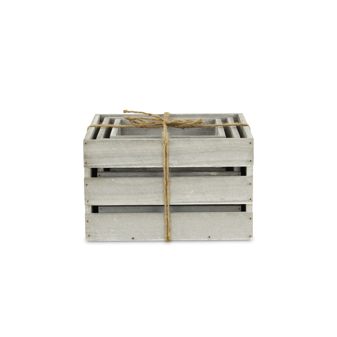 4831-3 - Rustic Farmstead Wood Crates