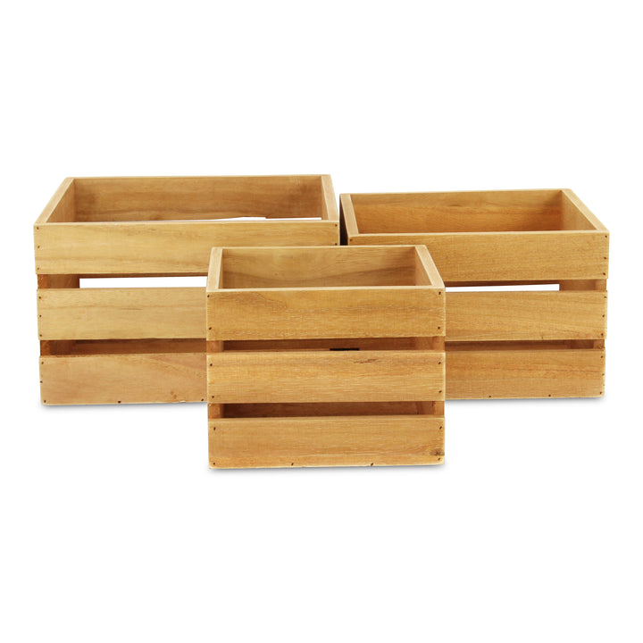4831-3 - Rustic Farmstead Wood Crates