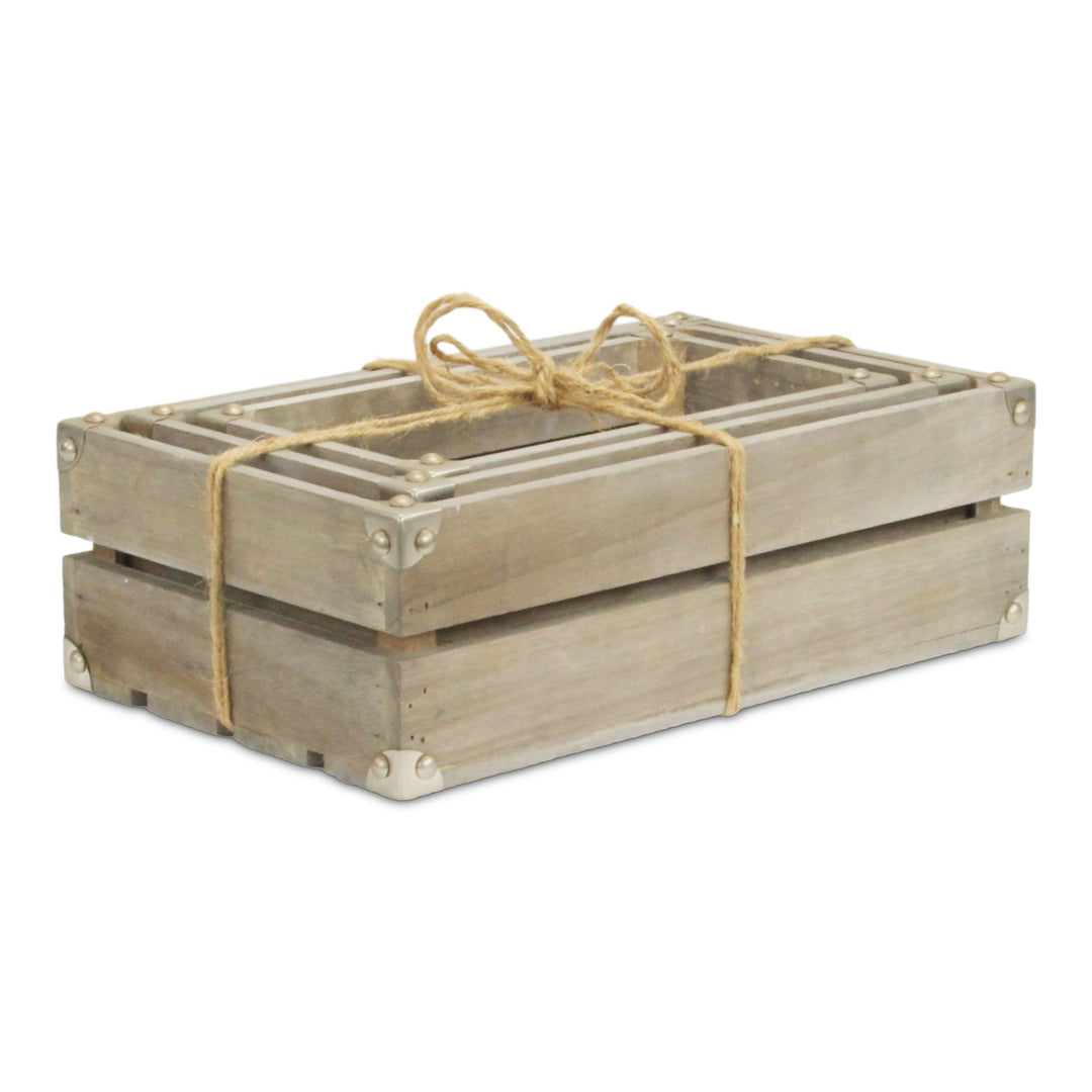 4832-3 - Rustic Farmstead Rectangular Crates