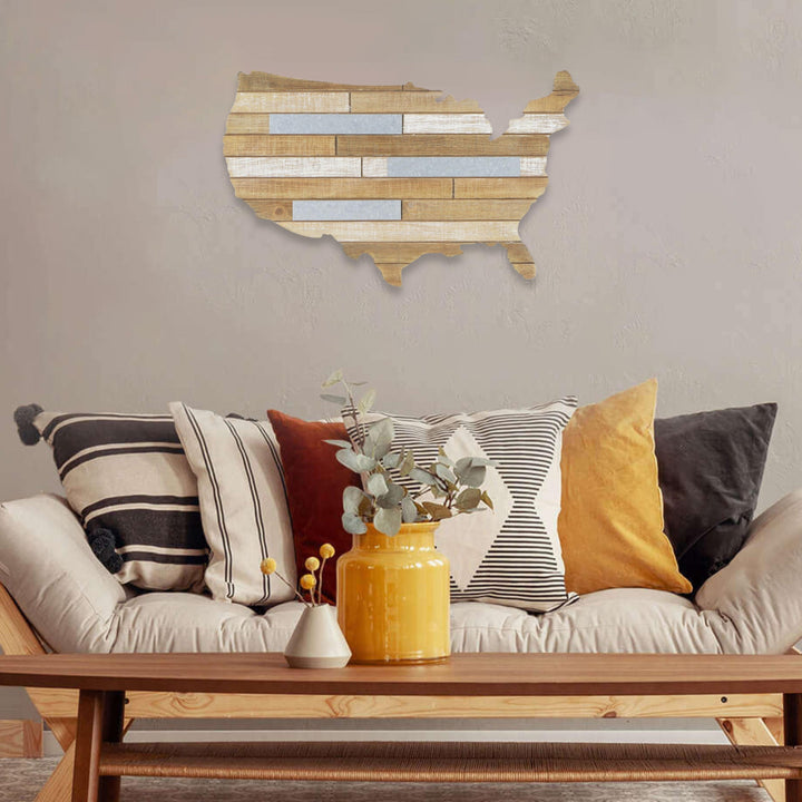 4834 - Tellur Wood USA Map