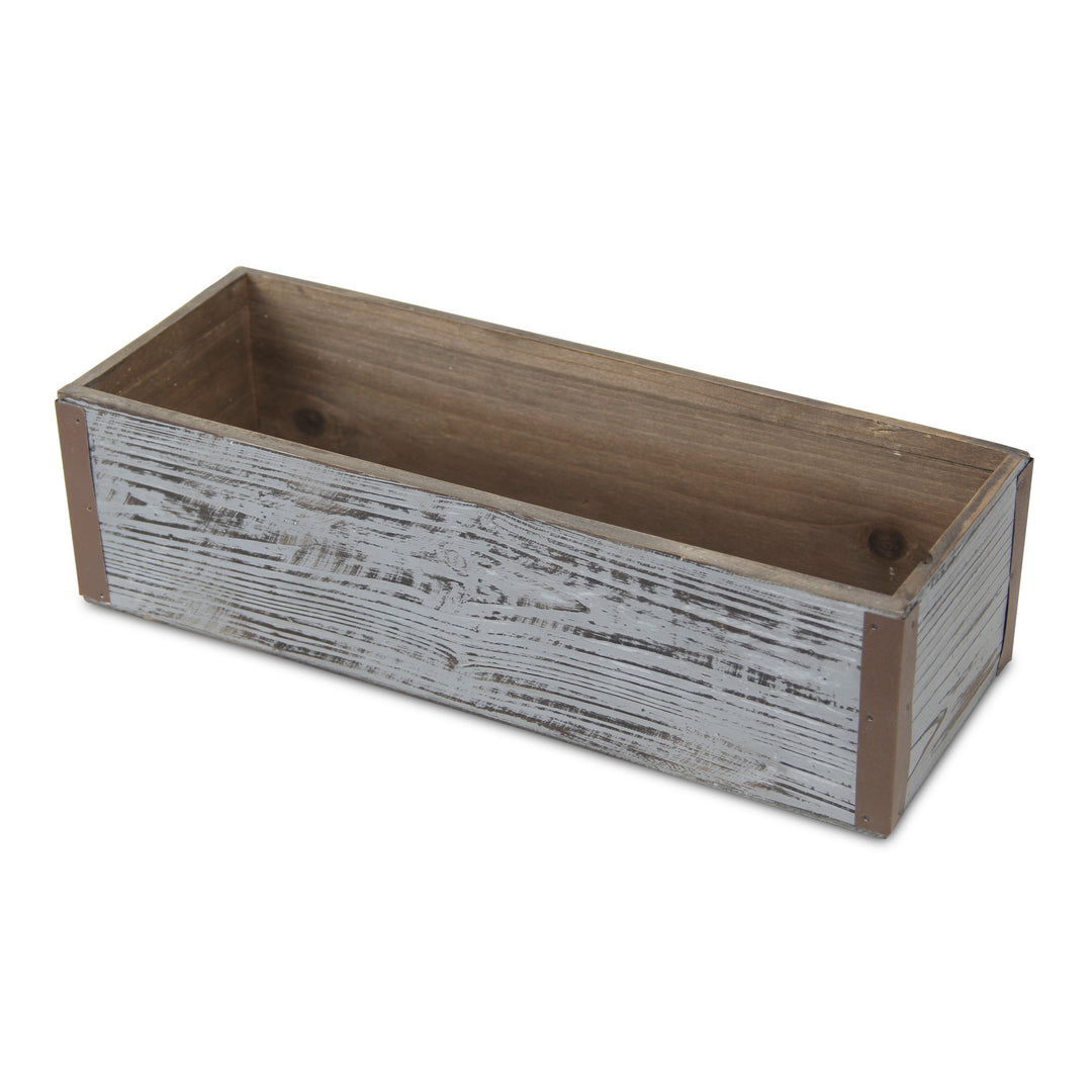 4911GW - Fiorel Rectangular Wood Planter