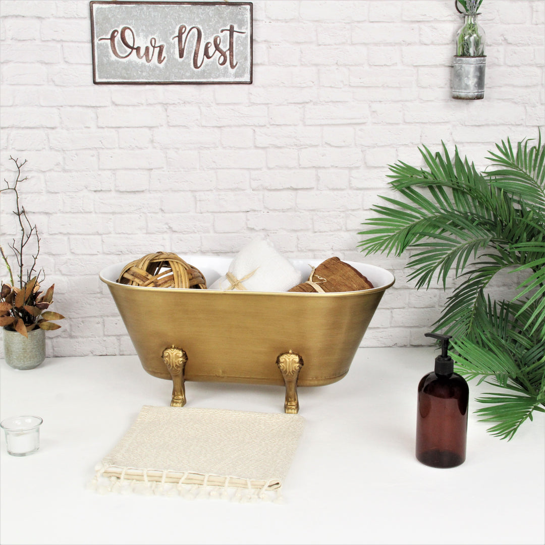 5018GD - Lavande Golden Tub Décor