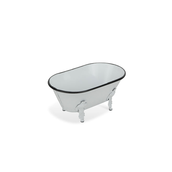 5018W - Lavande White Tub Decor