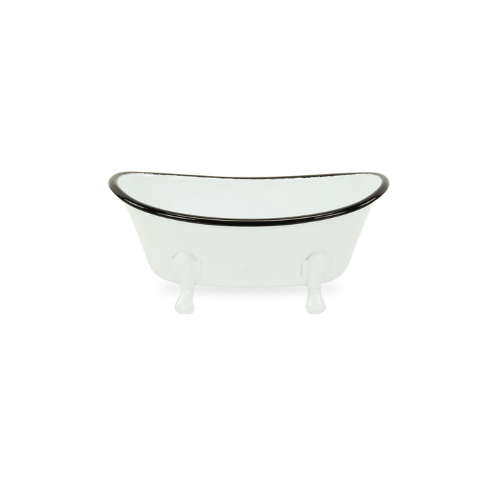 5018W - Lavande White Tub Decor