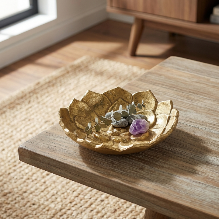 5170GD - Ellis Cast Iron Lotus - Gold