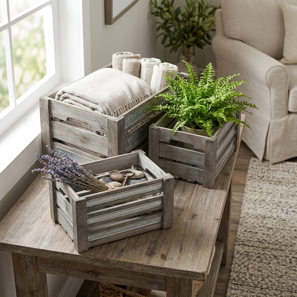 5272-3GW - Eudora Gray Crates