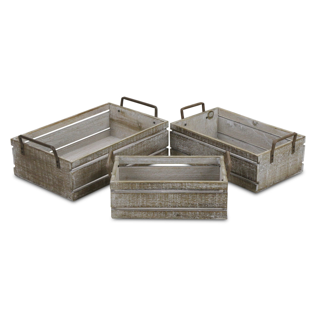 5275-3LG - Selma Crates with Handles