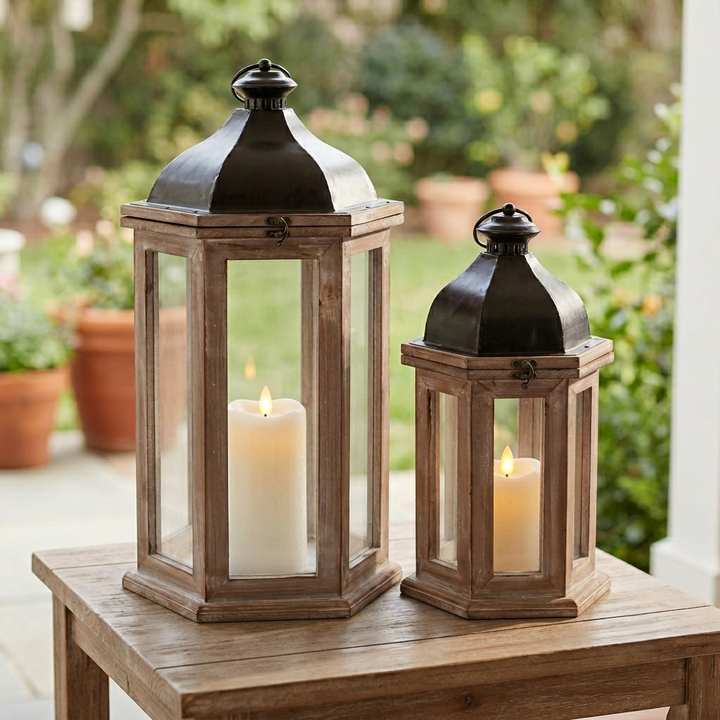 5278-2 - Effie Hexagon Lanterns