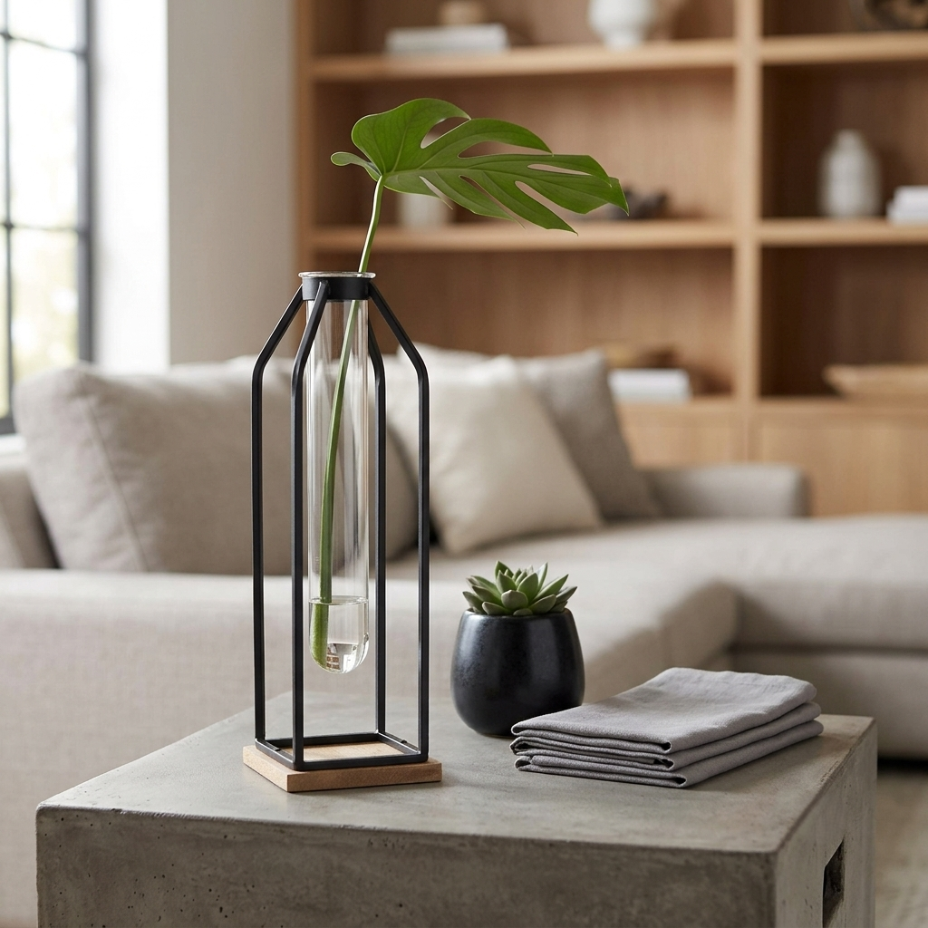 5483BK - Adrie Modern Stand - Black