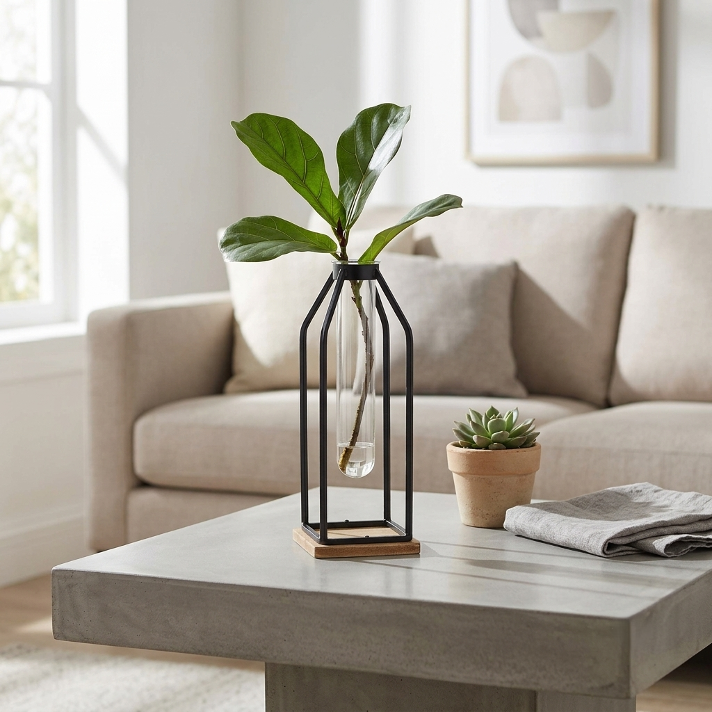 5483BK - Adrie Modern Stand - Black