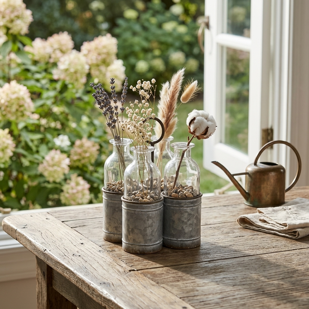 5567 - Sofia Metal Jar Holder
