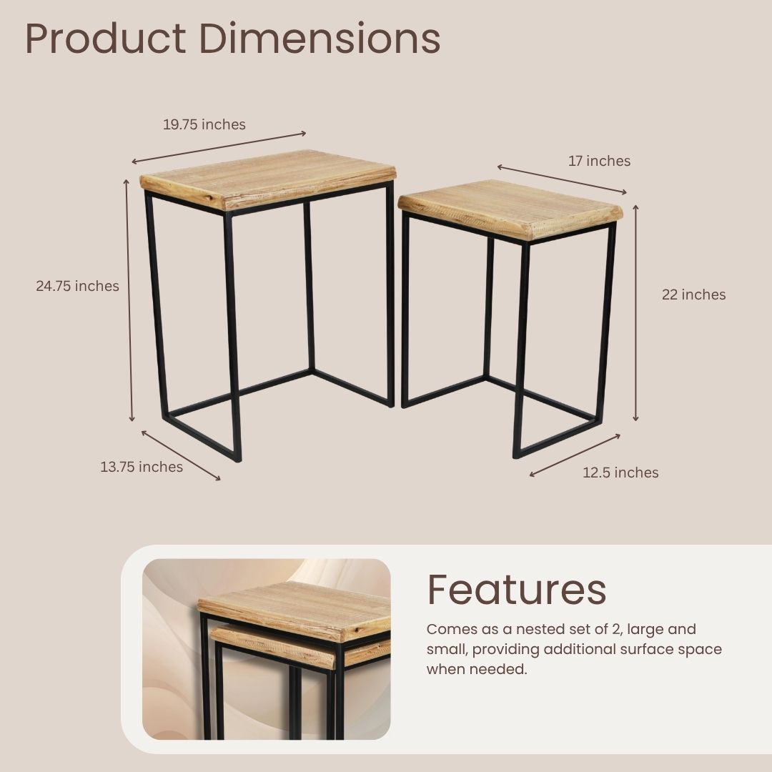 5612-2 - Elora Rect. Side Tables