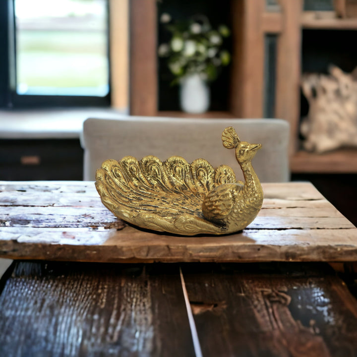 5613GD - Anamara Cast Iron Peacock