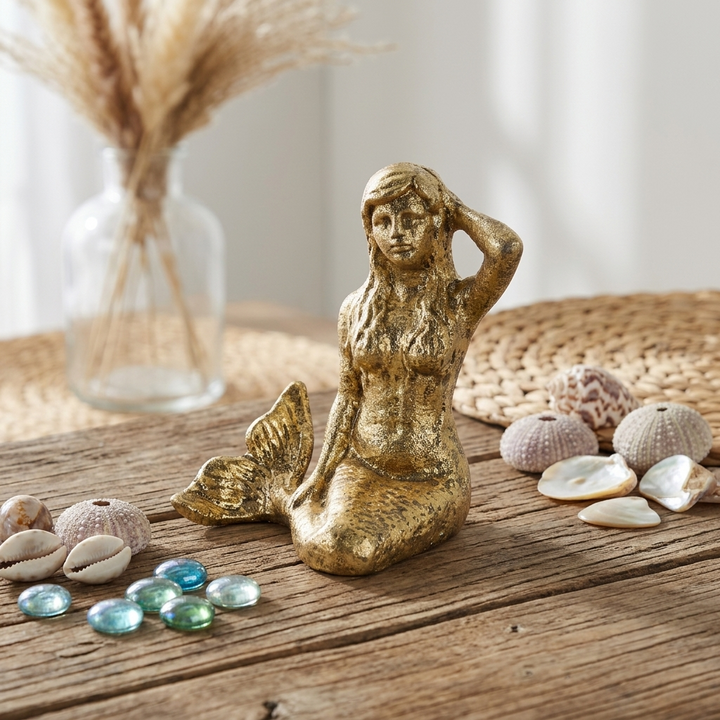 5689GD - Ceili Cast Iron Mermaid