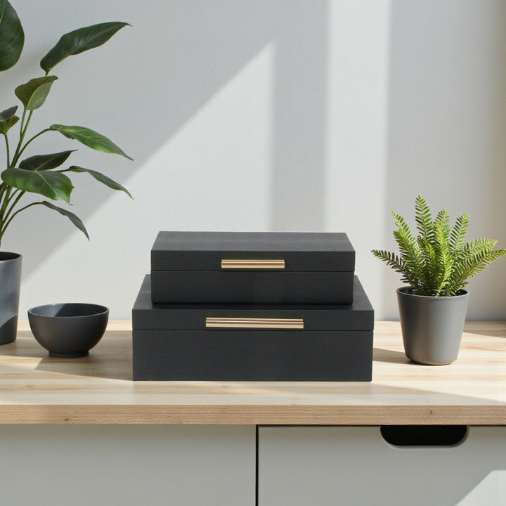 5824-2 - Lusan Rect Decorative Boxes