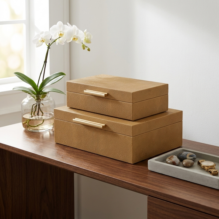 5824-2 - Lusan Rect Decorative Boxes