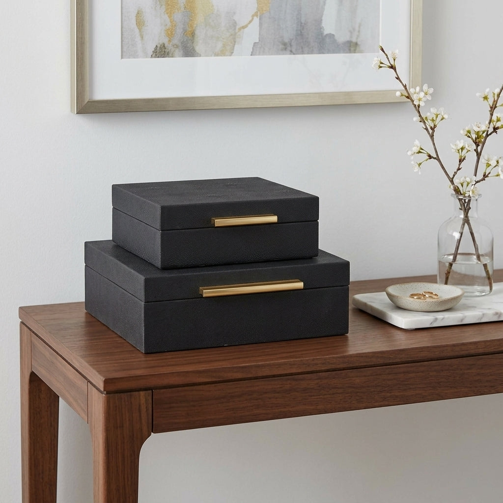 5825-2 - Lusan Square Decorative Boxes