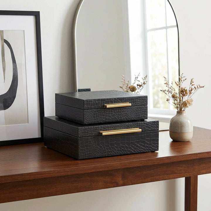 5825-2 - Lusan Square Decorative Boxes