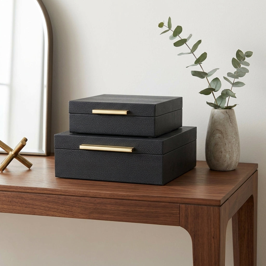 5825-2 - Lusan Square Decorative Boxes