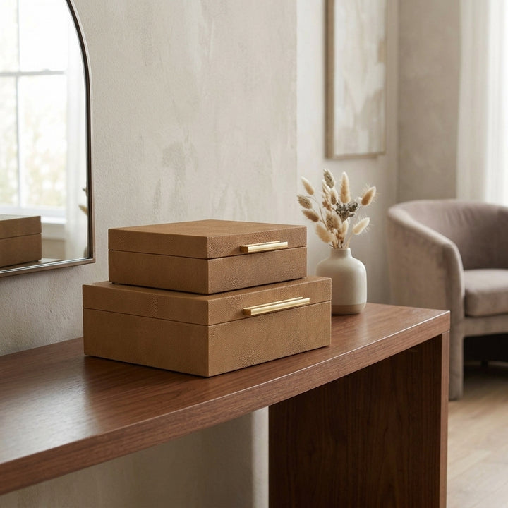 5825-2 - Lusan Square Decorative Boxes