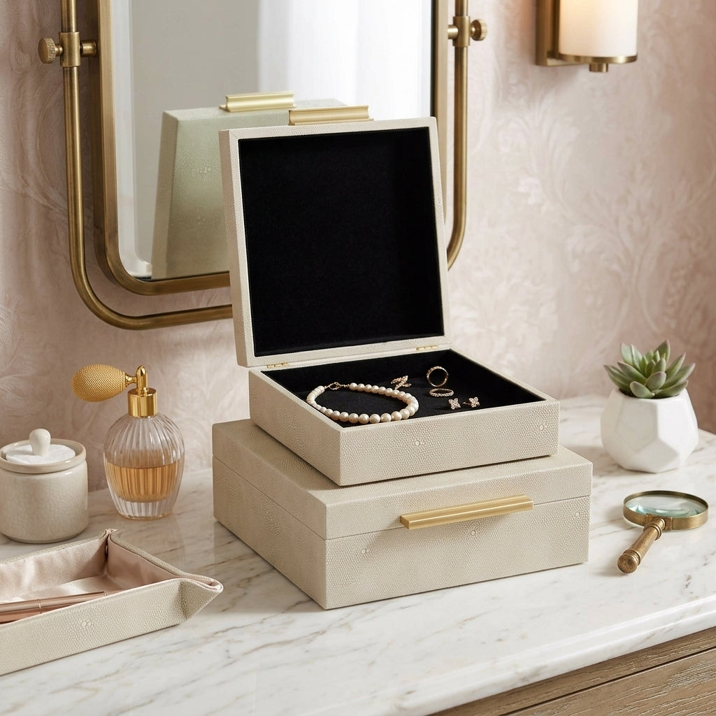 5825-2 - Lusan Square Decorative Boxes