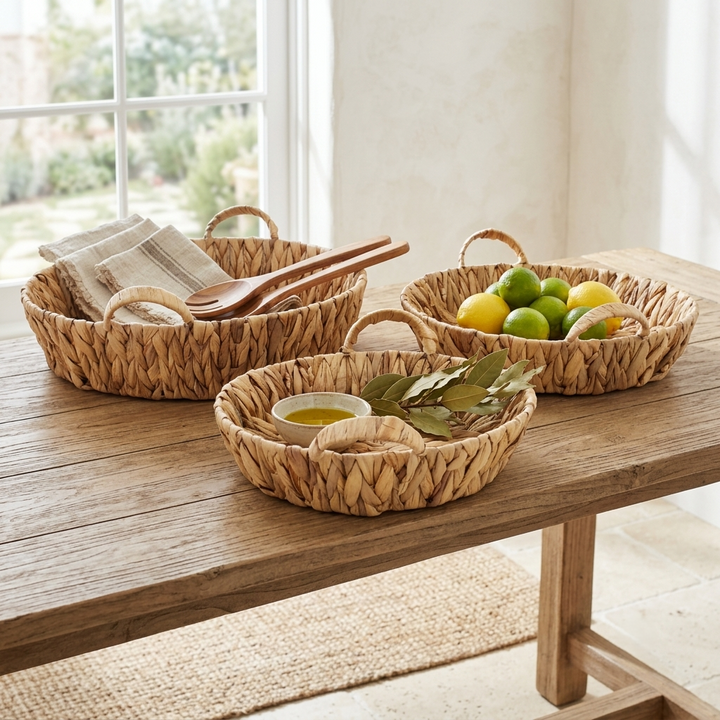 5827-3 - Laelia Round Hyacinth Trays
