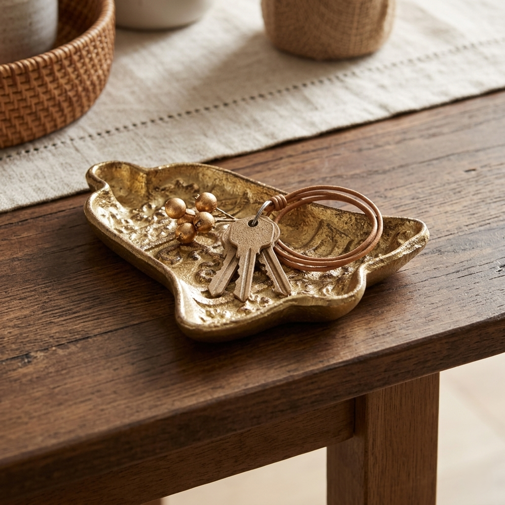 5902 - Cast Iron X-mas Bell Dish