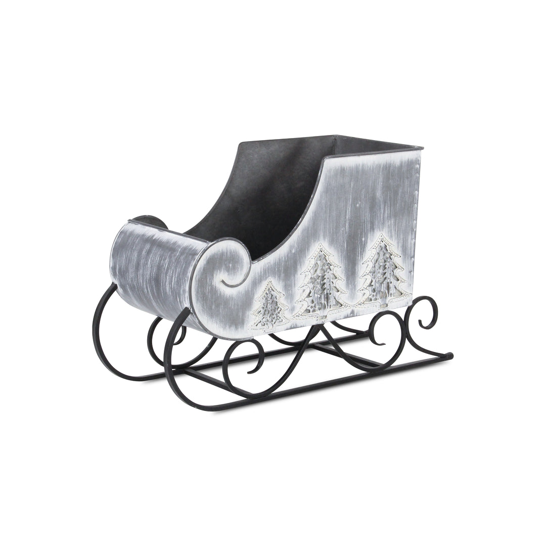 5909 - X-mas Galvanized Sleigh