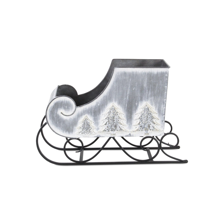 5909 - X-mas Galvanized Sleigh