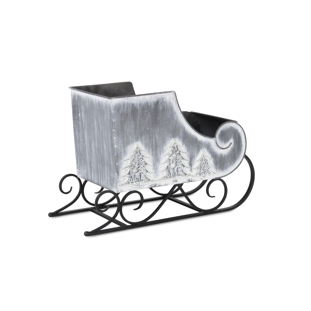 5909 - X-mas Galvanized Sleigh