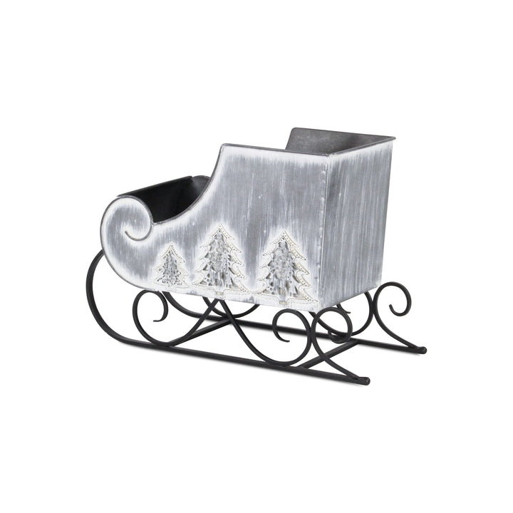 5909 - X-mas Galvanized Sleigh