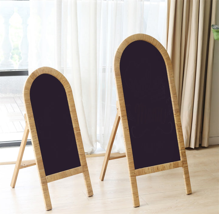 5951 - Roussilon Rattan Wrapped Chalkboard