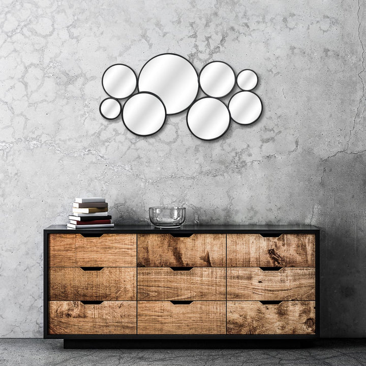 5964BK - Solaz Multi Panel Mirror