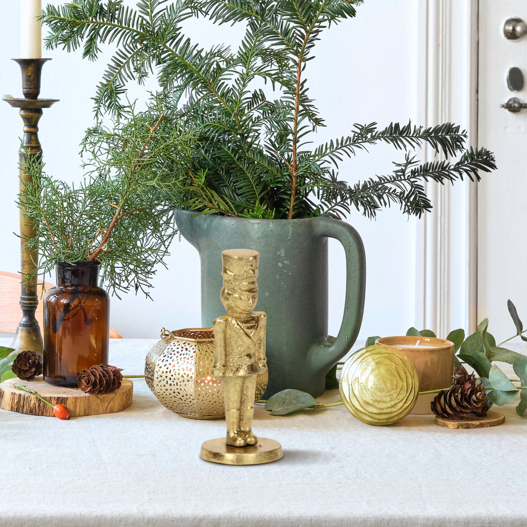 5988GD - Clara Gold Cast Iron Nutcracker