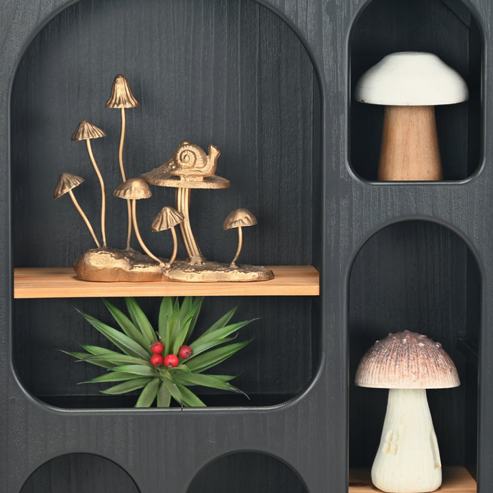 5995GD - Hareton Cast Iron Mushroom Accent