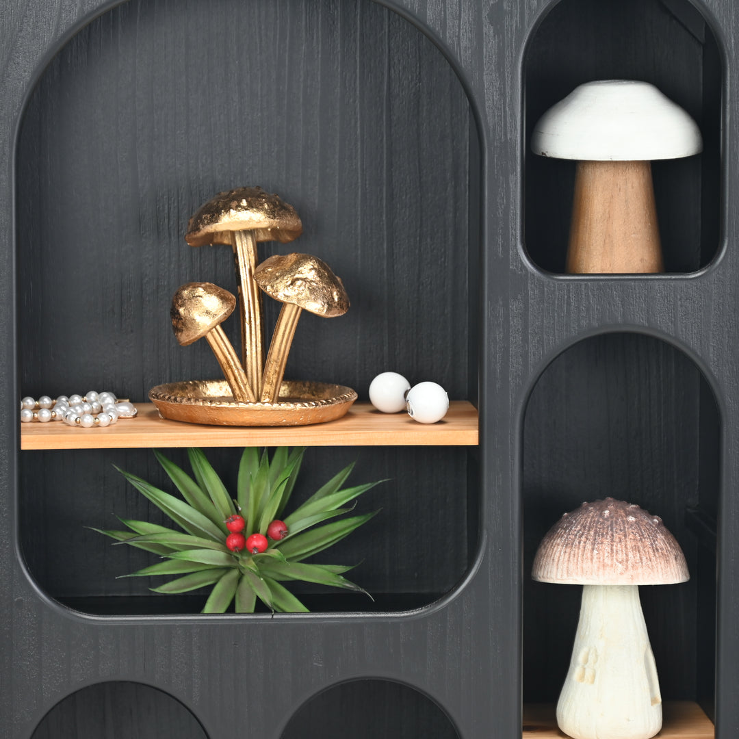 6001 - Hareton Cast Iron Mushroom Trio