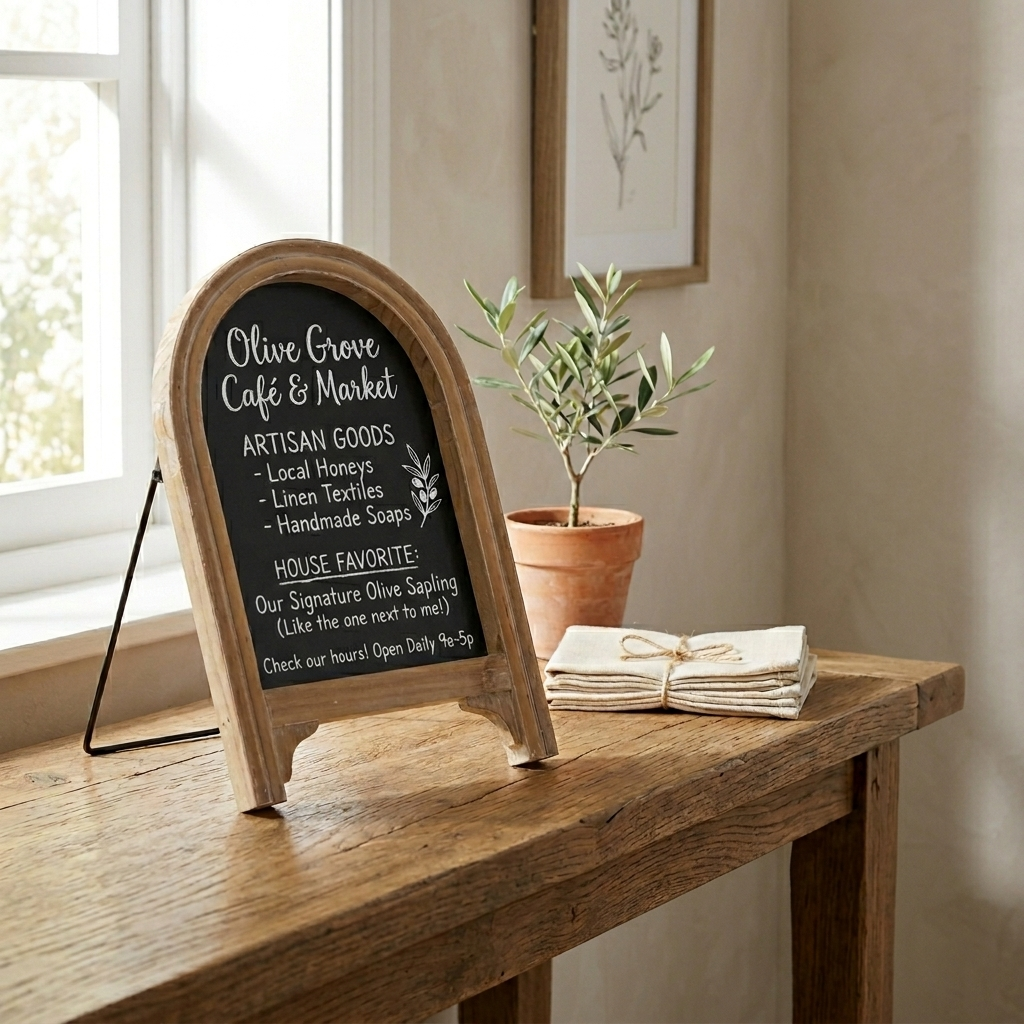 6012 - Kohlsam Table Chalkboard