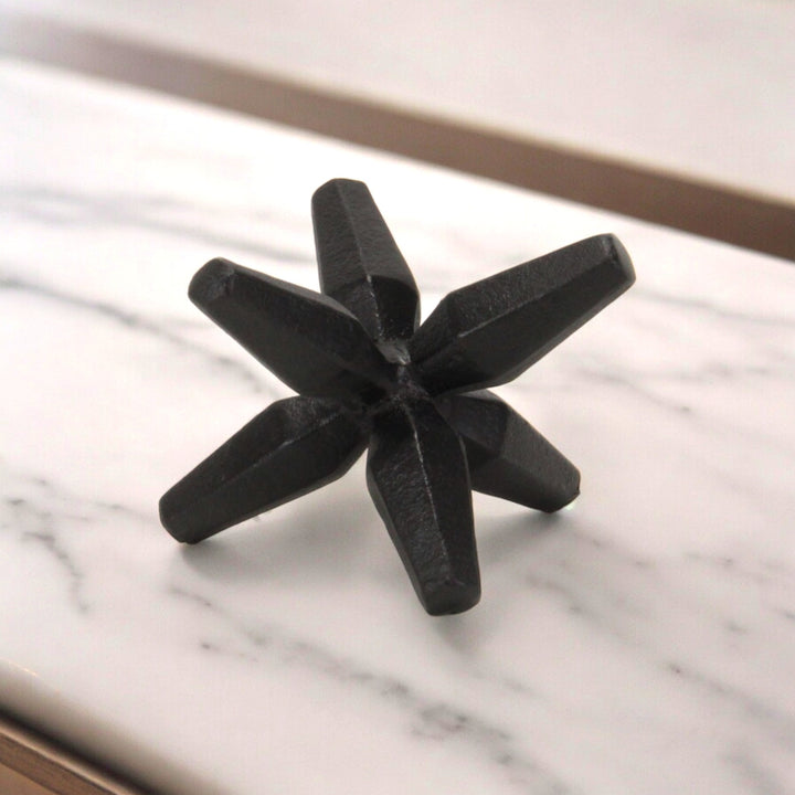 6014 - Calix Geometric Cast Iron Jack