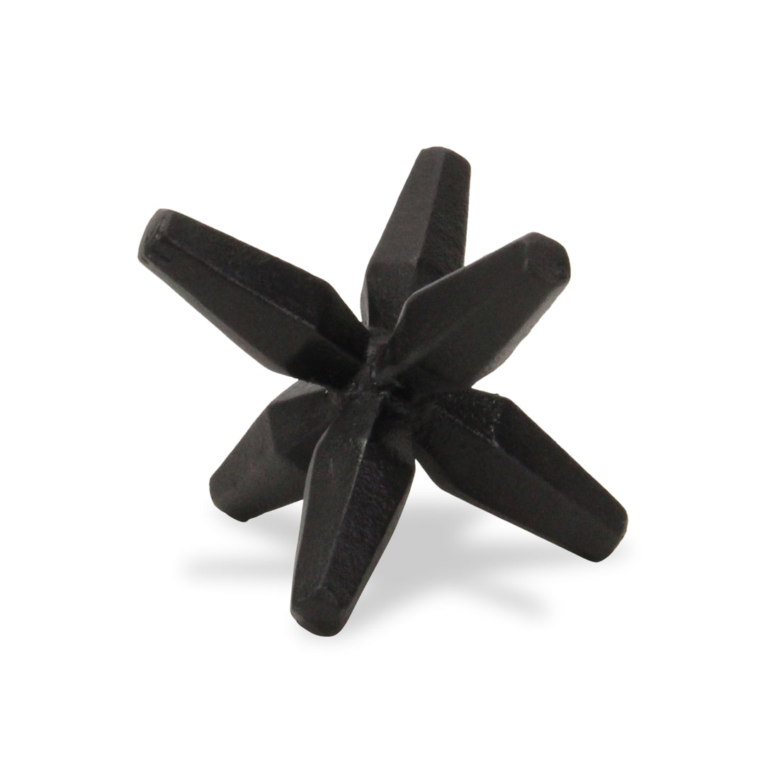 6014 - Calix Geometric Cast Iron Jack