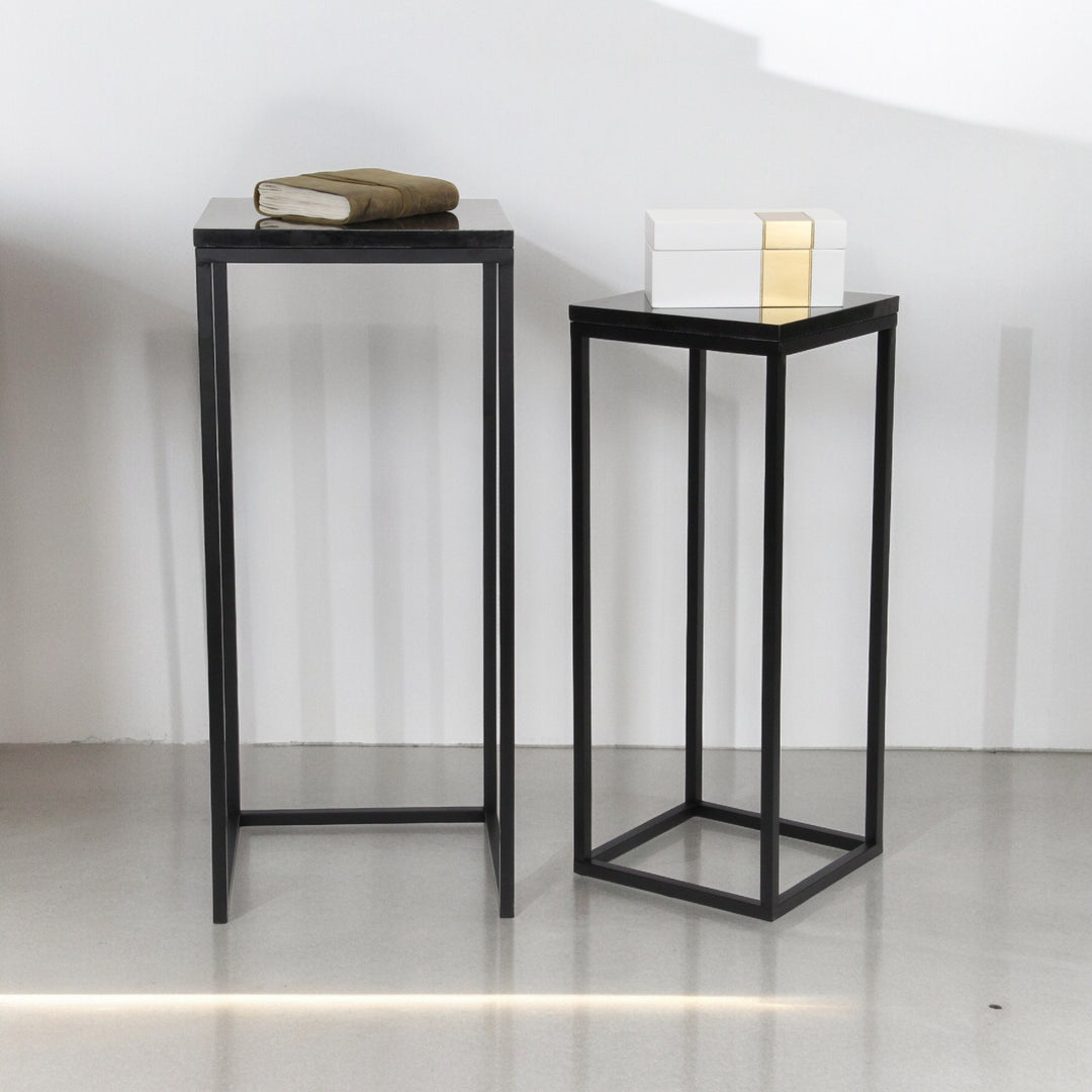 6025-2 - Sarraseau Marble Side Tables