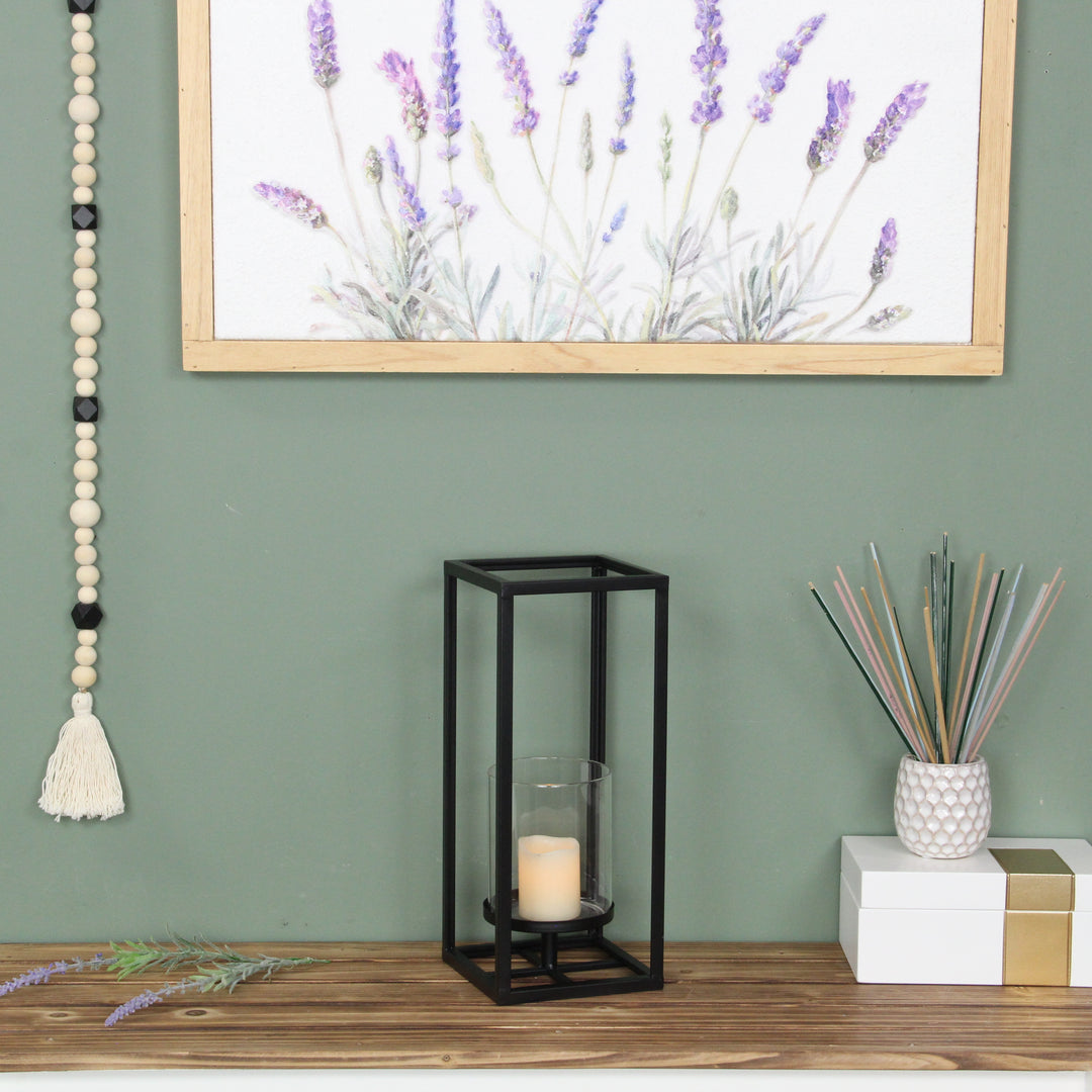 6034BK - Pembertale Black Square Lantern