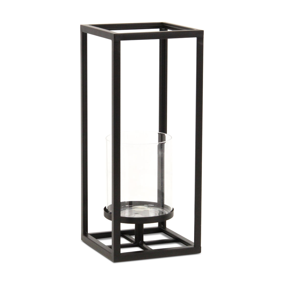 6034BK - Pembertale Black Square Lantern