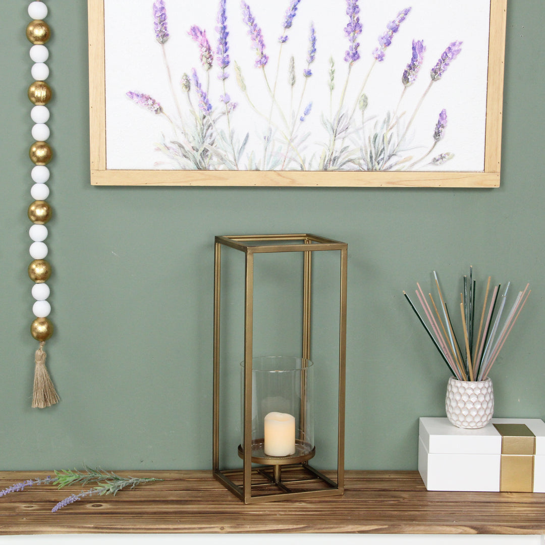 6034GD - Pembertale Gold Square Lantern