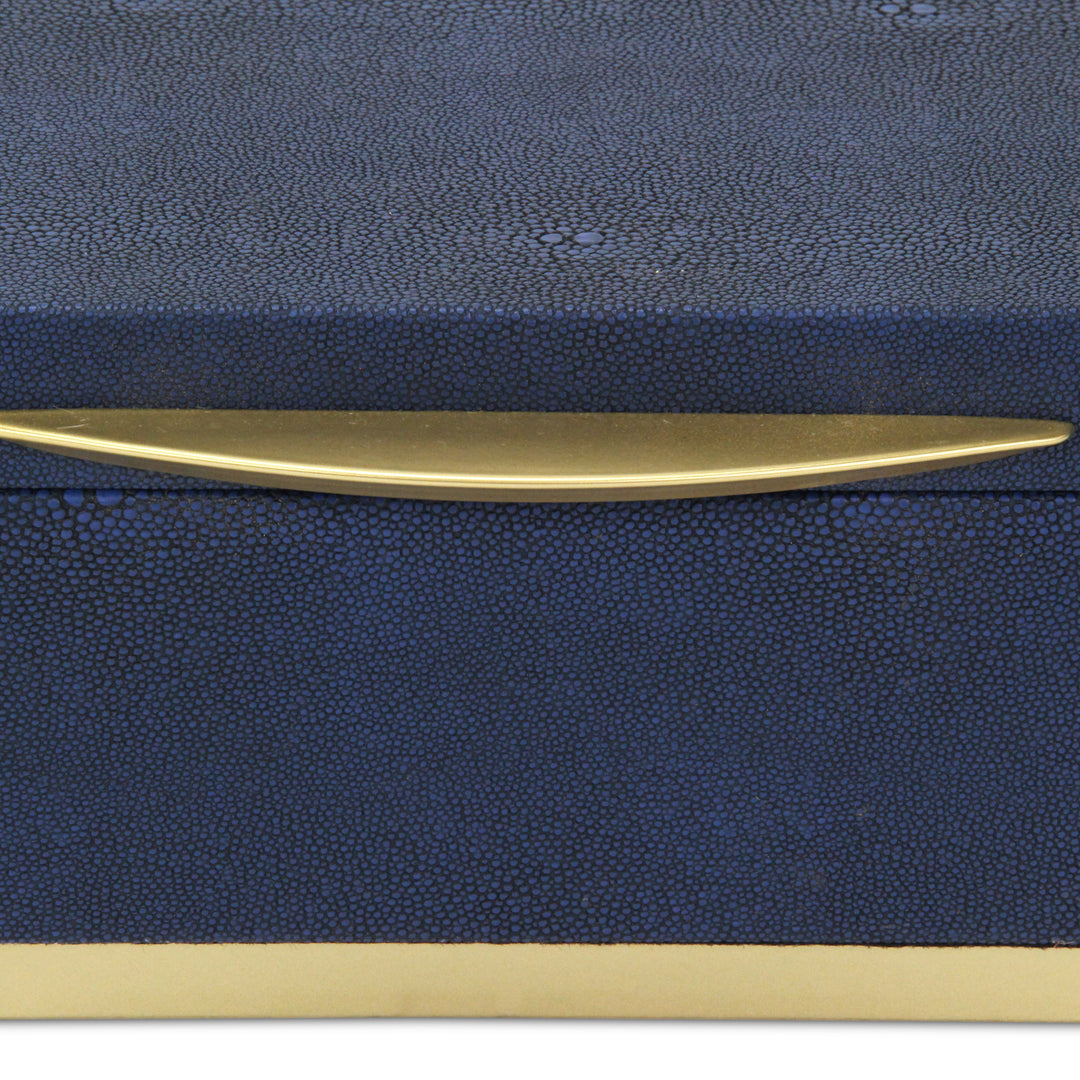 6054-2 - Zynova Rectangle Shagreen Boxes