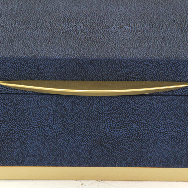 6055-2 - Zynova Square Shagreen Boxes