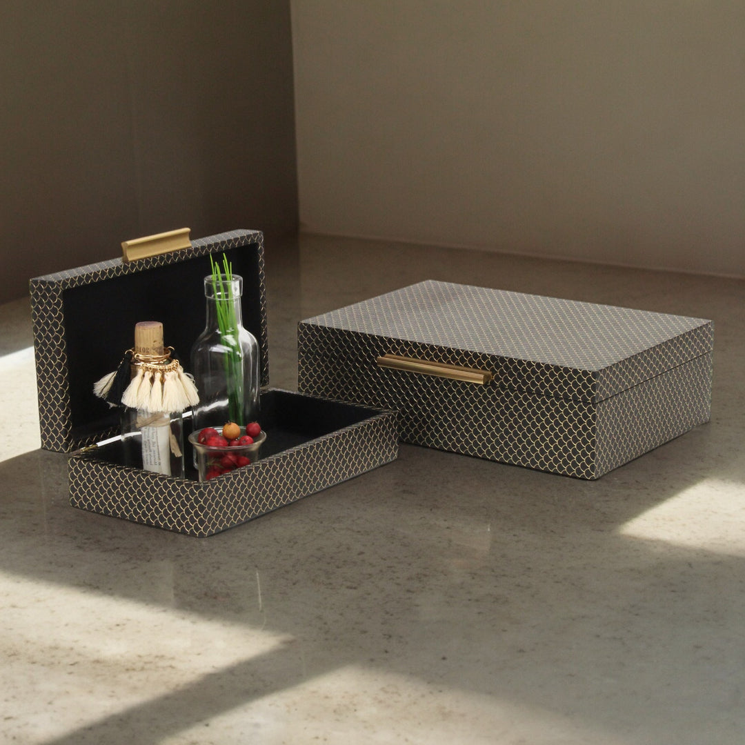 6059-2 - Mariline Fish Scale Box Set - Rectangular